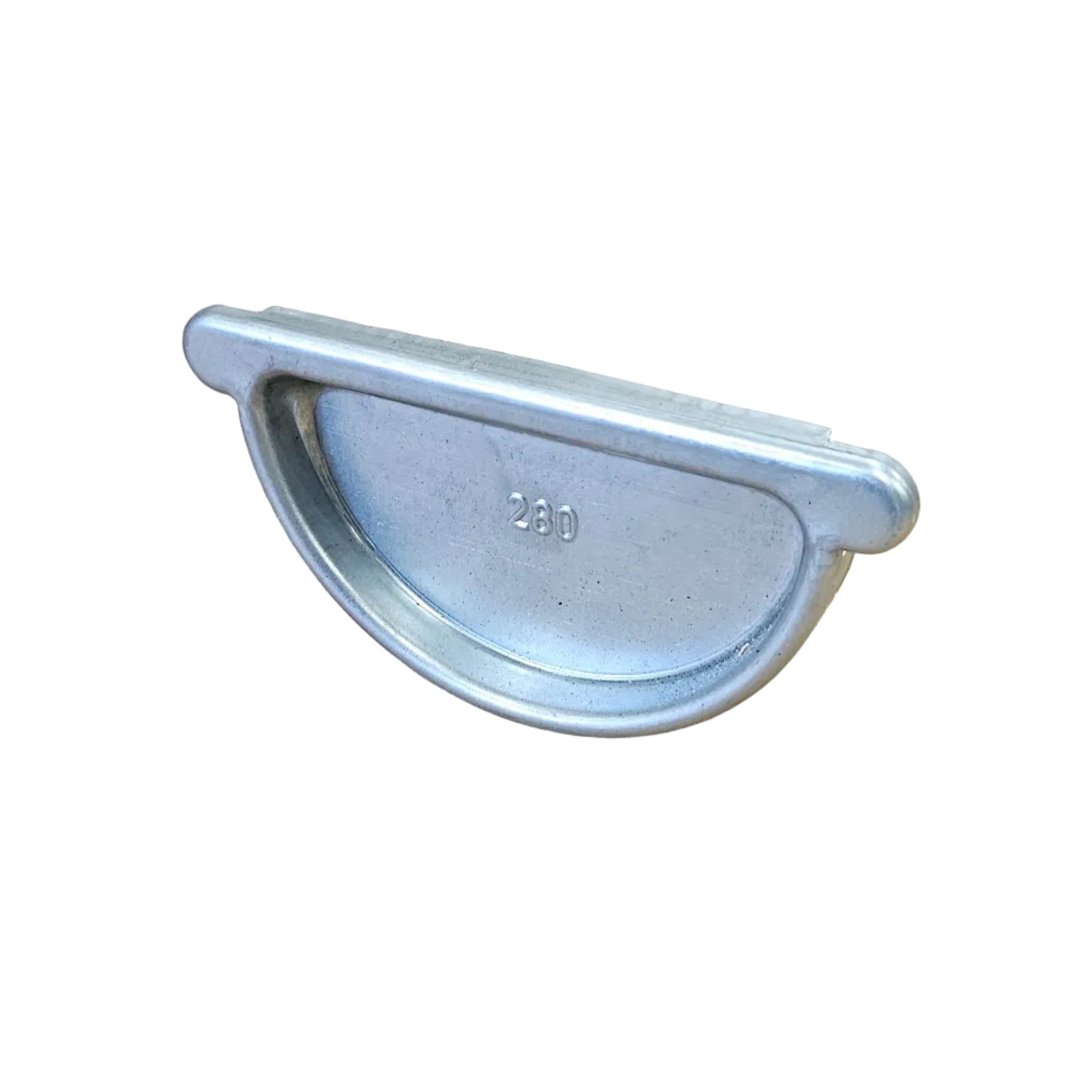 Zambelli Stop end 280mm push-on - galvanised