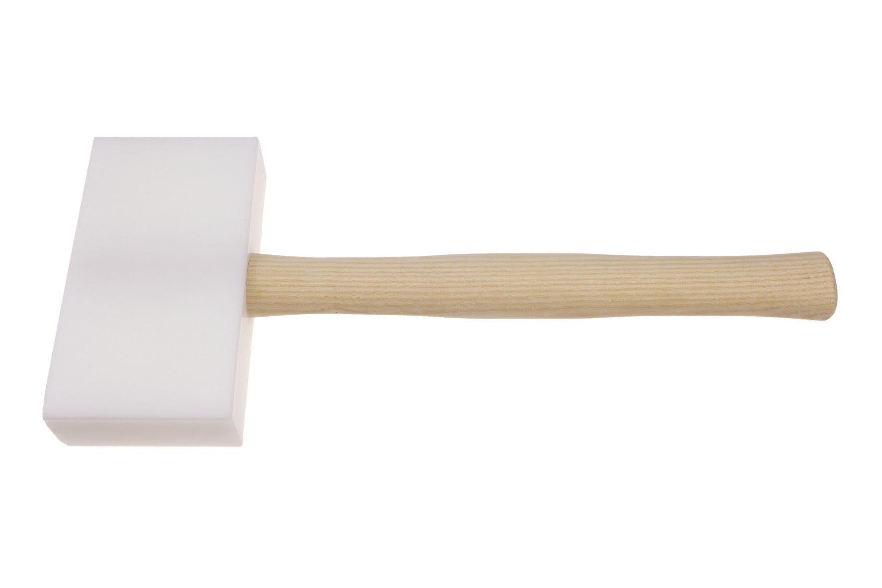 PLASTIC HAMMER, RECT. WHITE 155X85X35