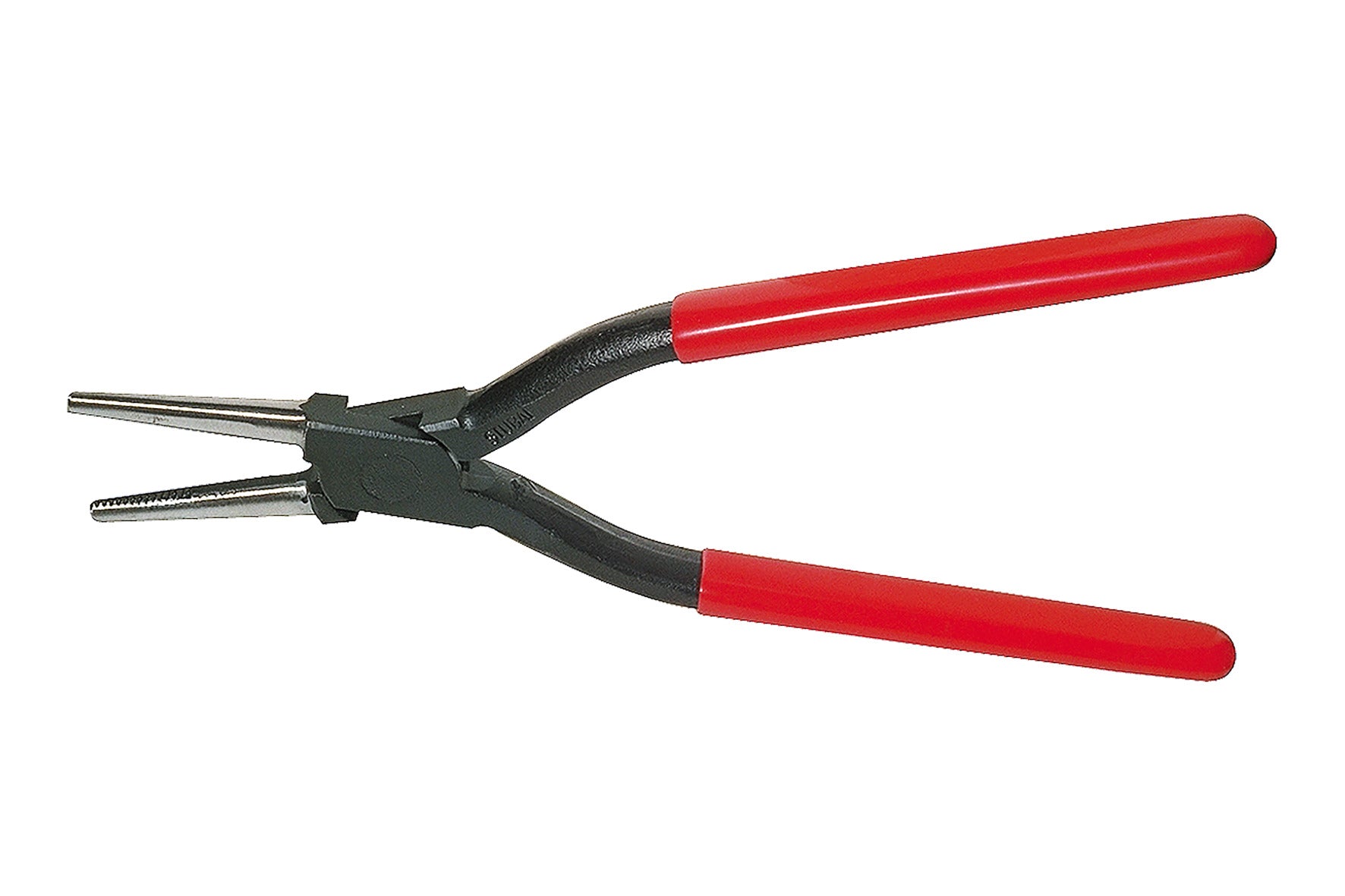 TINSMITH'S ROUND NOSE PLIERS W. TEETH 240MM