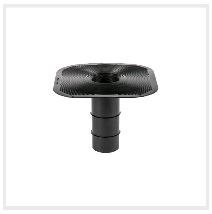 Italprofili Straight Drop Outlet – 80 mm × 250 mm, For Bitumen Membrane