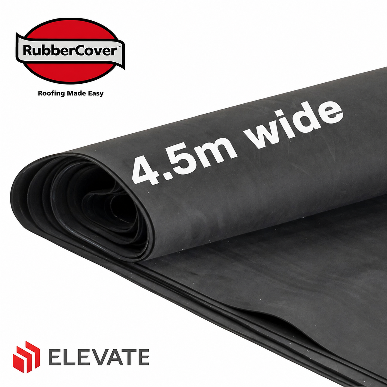 Elevate RubberGard EPDM Roofing Membrane (1.14mm) – 4.5m Width x Selected Length
