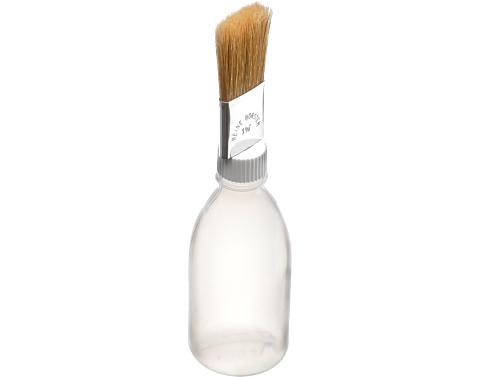 Plastic bottle with brush attachment straight, 250 ml - 03401250
