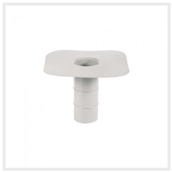 Italprofili PVC Straight Drop Outlet – 110 mm × 250 mm, For PVC Membrane