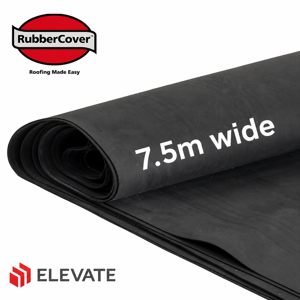 Elevate RubberGard EPDM Roofing Membrane (1.14mm) – 7.5m Width x Selected Length