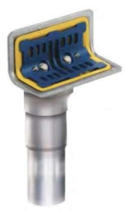 Harmer Aluminium Mini Two-Way Outlet - 83 mm