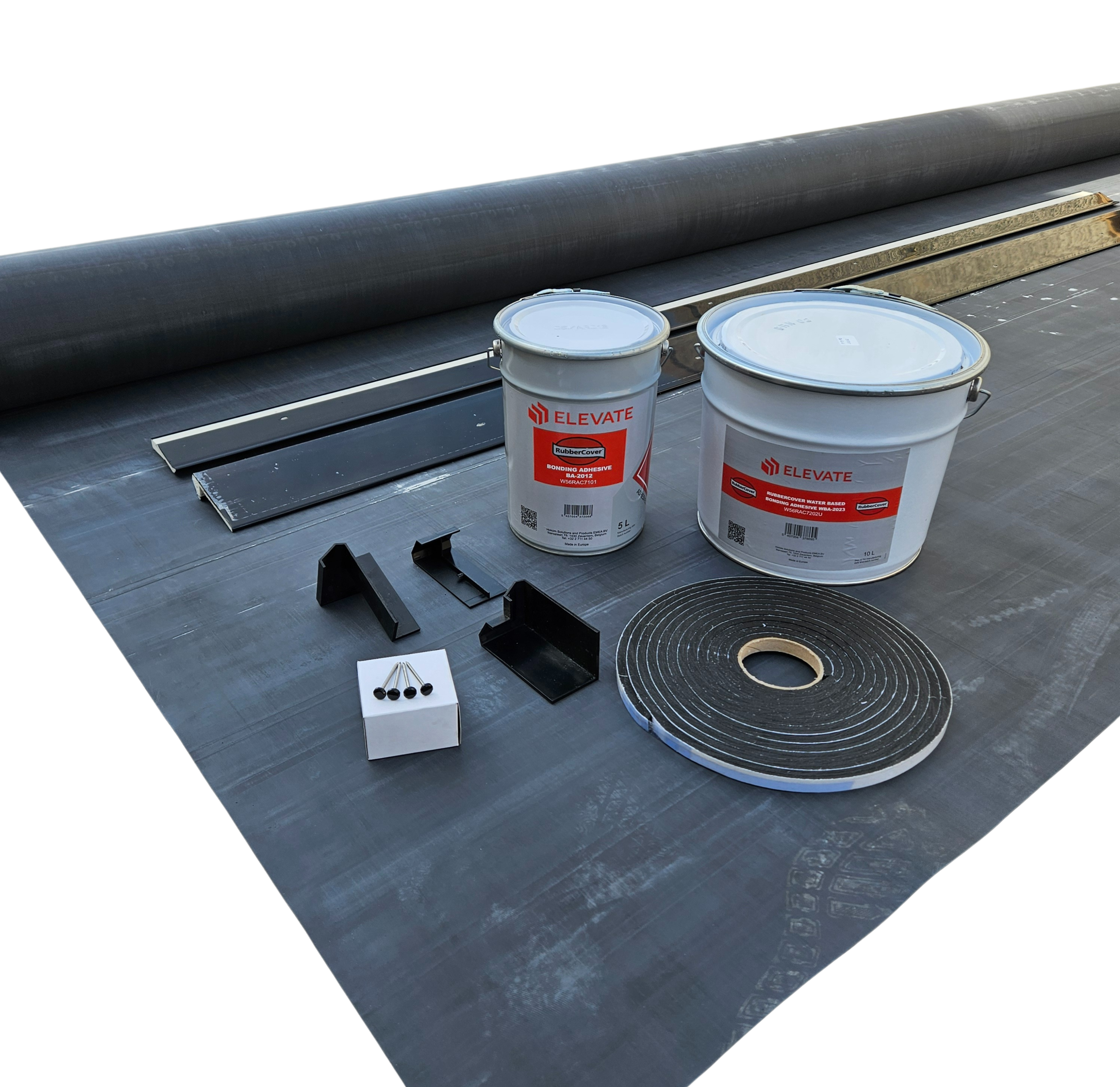 EPDM Rubber Flat Roof Kit
