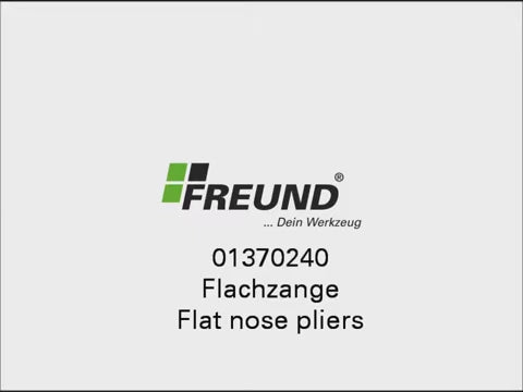 Video of the Freund Flat Nosed Pliers