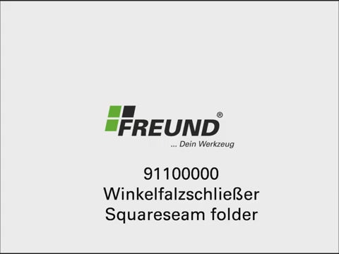 Video of the Freund Squareseam Folder